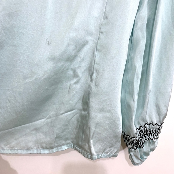 Nanette Lepore Light Blue Blouse - Picture 5 of 8